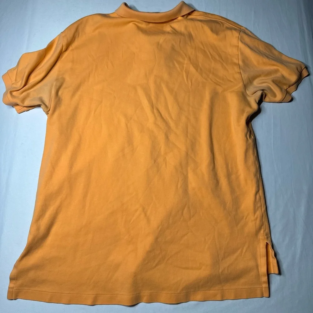 Ralph Lauren Men's Polo‎ Short Sleeve Shirt Orange, 100% Cotton, Size Large